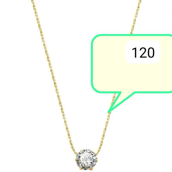 KAAVRI 22K Gold Plated Pendant Necklace Chain for Women