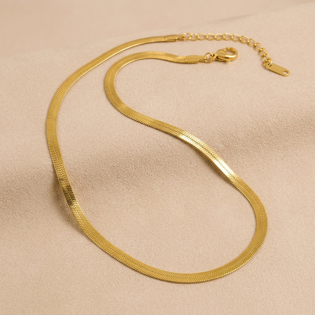KAAVRI Daily Wear Gold Plated Chain for Women