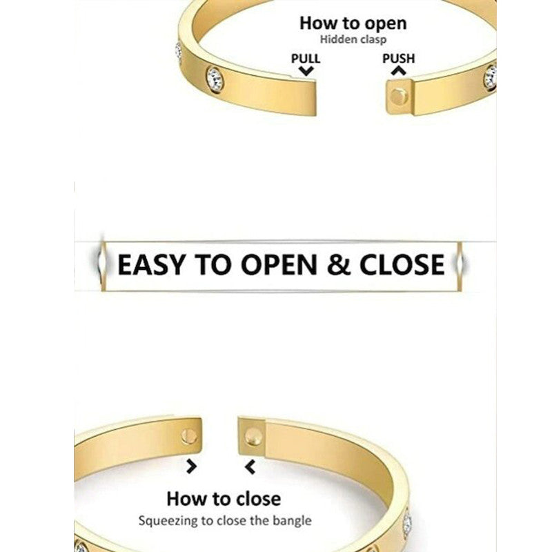 KAAVRI Gold-Plated Anti-Tarnish Bracelet for Women