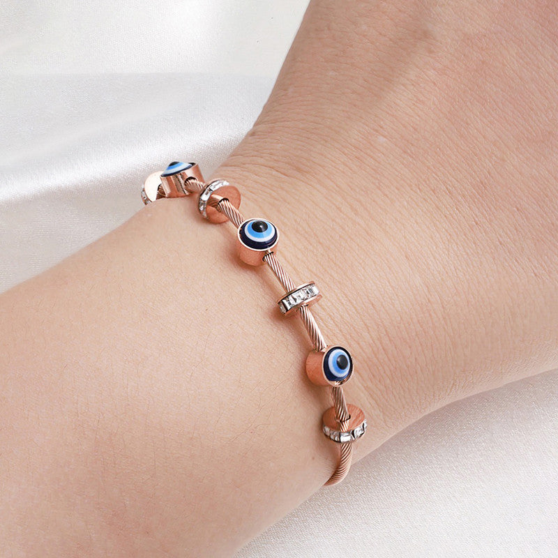 KAAVRI Gold Evil-Eye Anti-Tarnish Bracelet