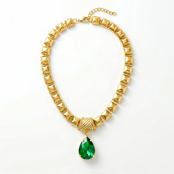 Geometric Solid Color Necklaces Accessories