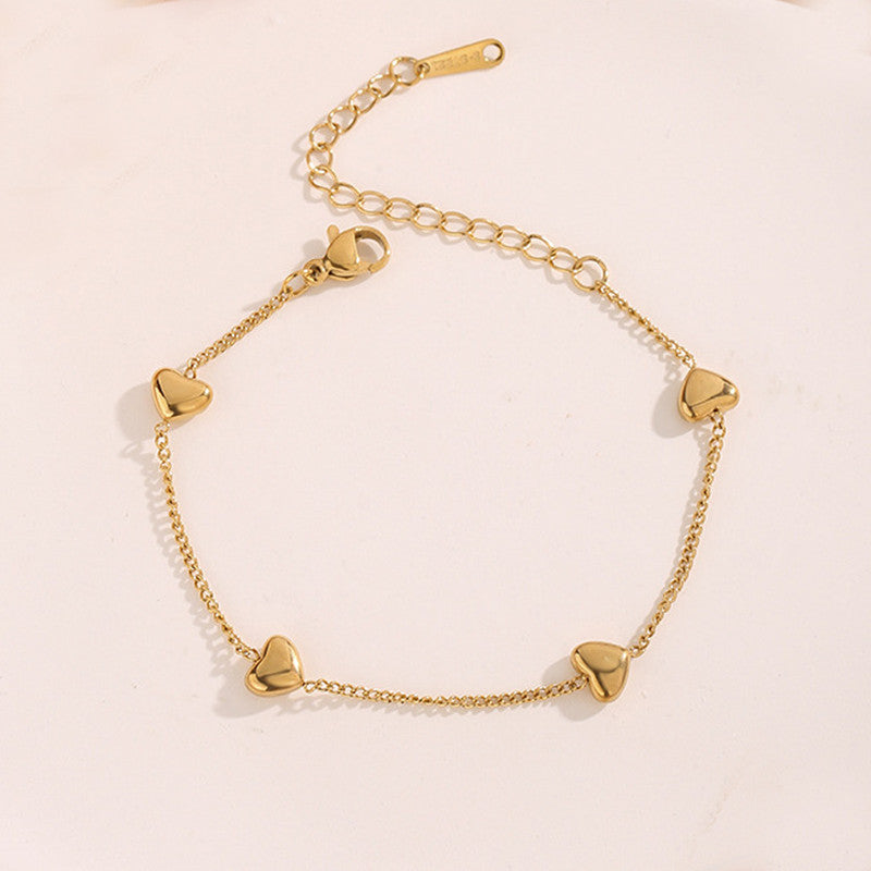 KAAVRI Heart Wraparound Anti-Tarnish Bracelet