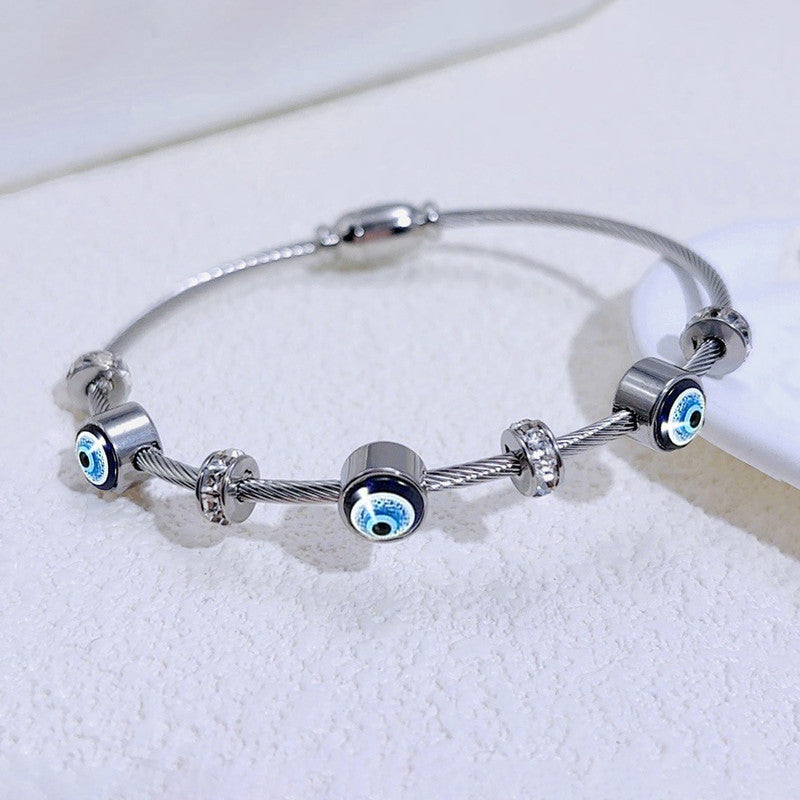 KAAVRI Gold Evil-Eye Anti-Tarnish Bracelet