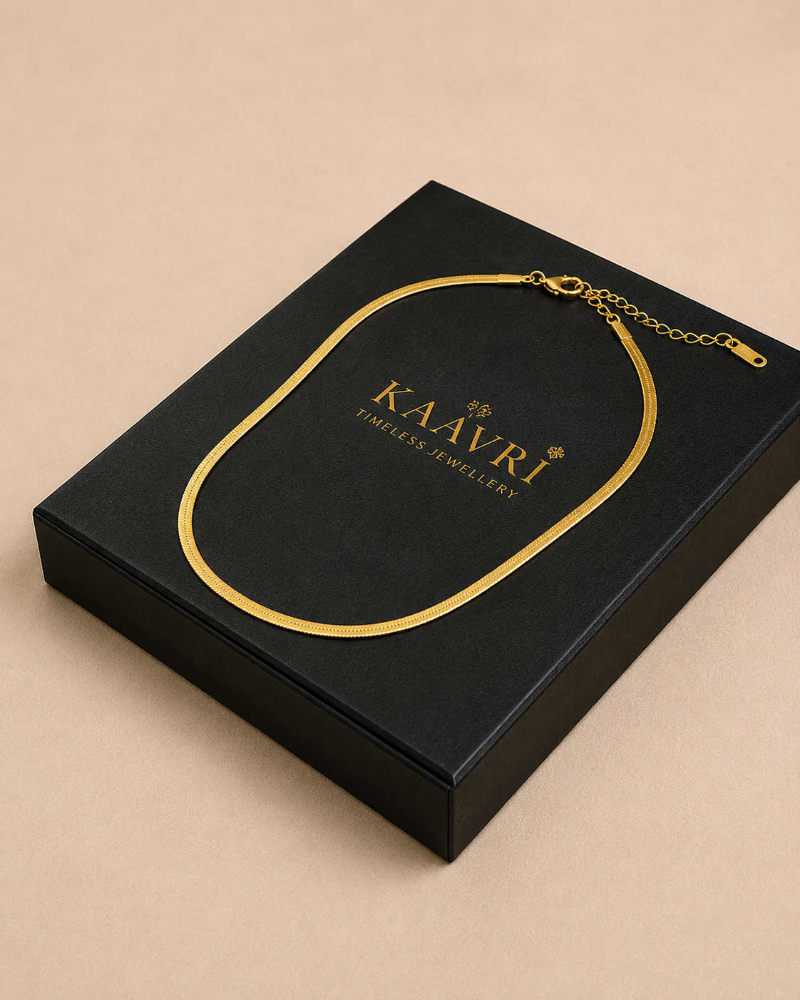 KAAVRI Daily Wear Gold Plated Chain for Women