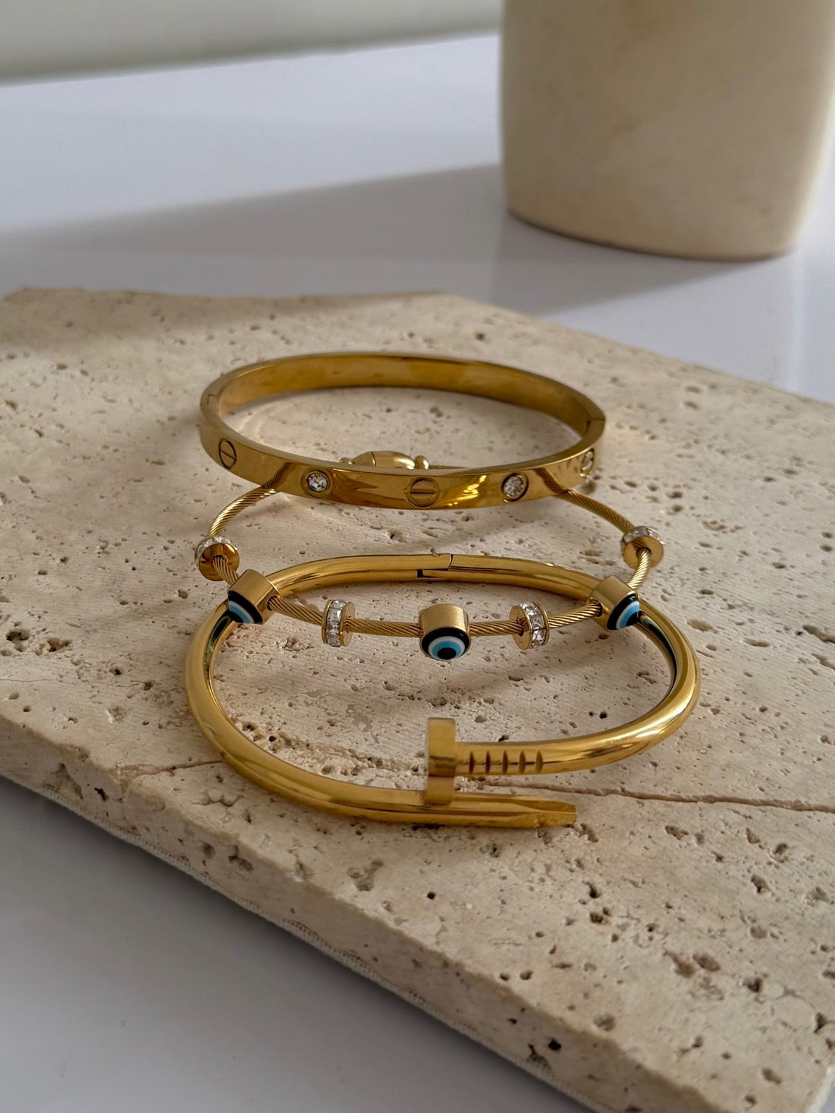 KAAVRI Viral Bracelet Combo of 3 (Anti-Tarnish)