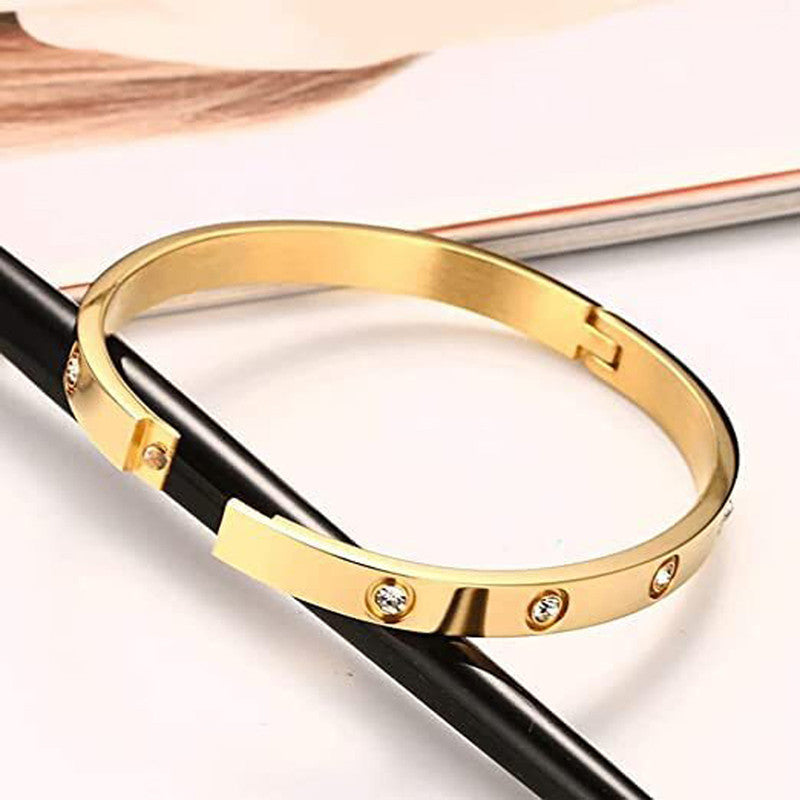 KAAVRI Gold-Plated Anti-Tarnish Bracelet for Women