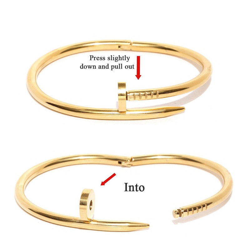 KAAVRI Nail Anti-Tarnish Bracelet for Women
