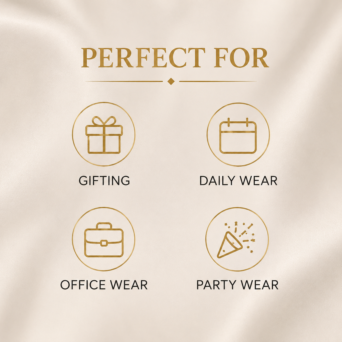 KAAVRI Daily Wear Gold Plated Chain for Women