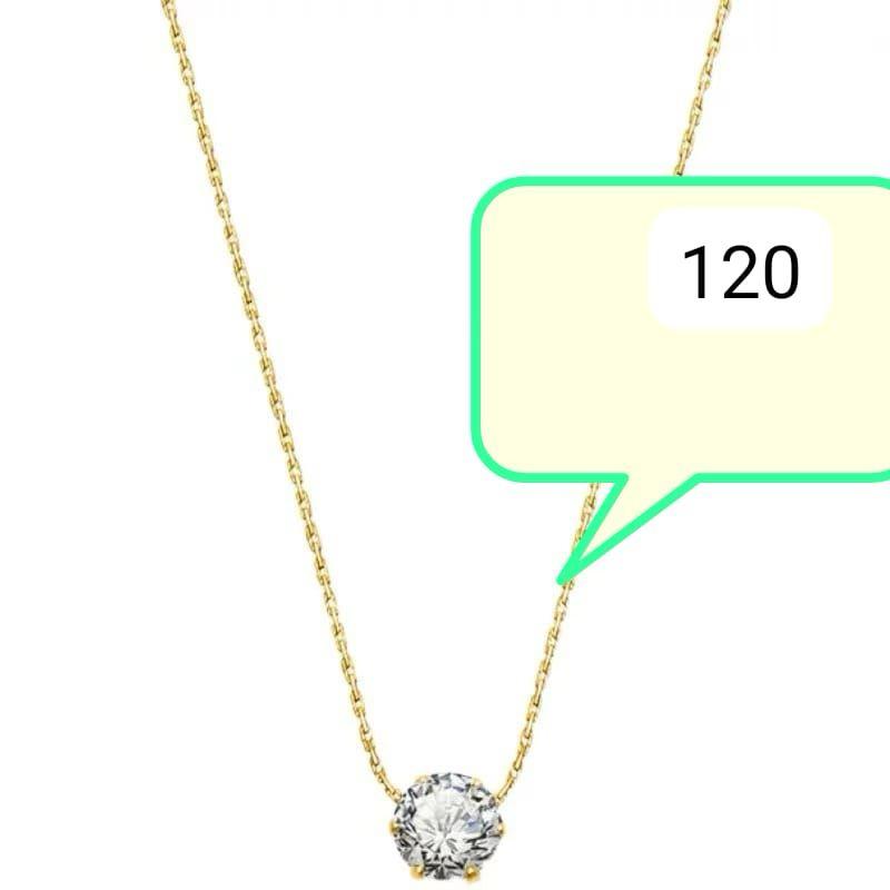 KAAVRI 22K Gold Plated Pendant Necklace Chain for Women