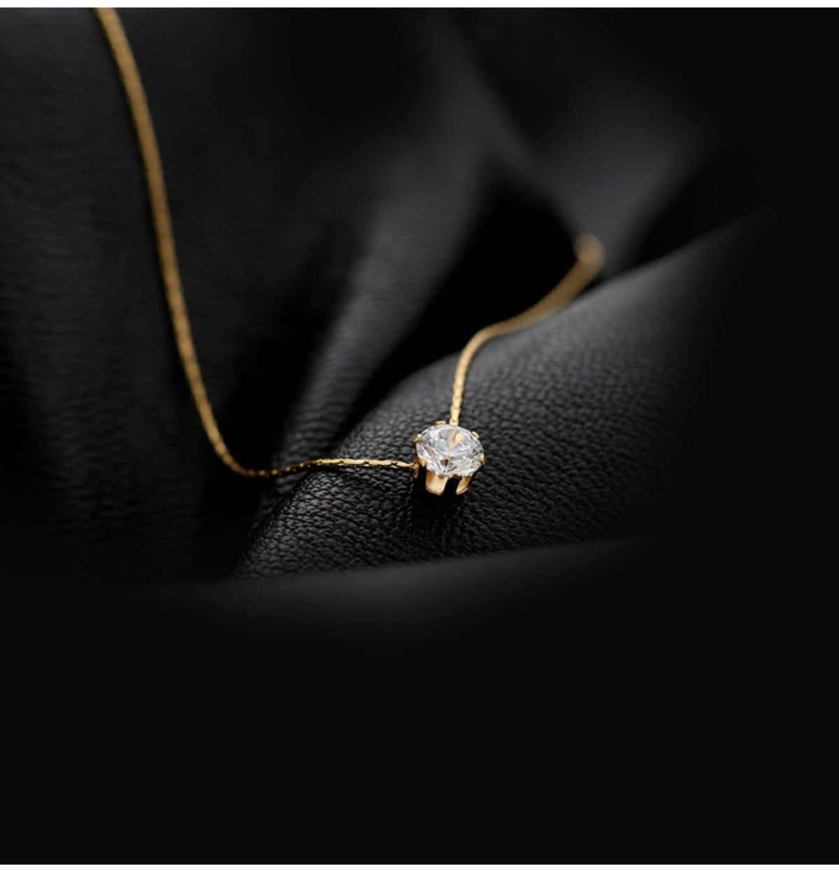 KAAVRI 22K Gold Plated Pendant Necklace Chain for Women
