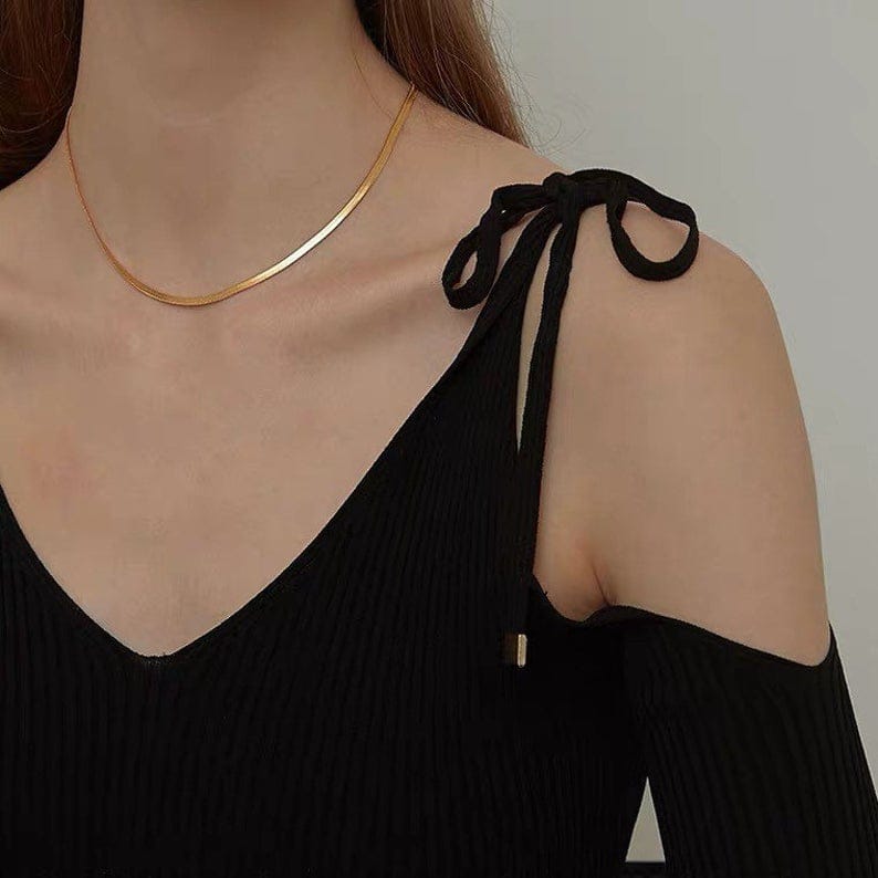KAAVRI Daily Wear Gold Plated Chain for Women