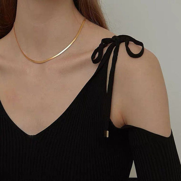 KAAVRI Daily Wear Gold Plated Chain for Women