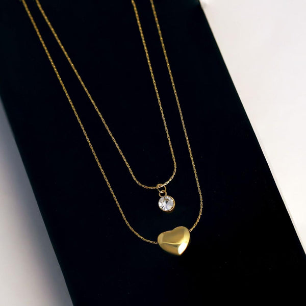 KAAVRI 22K Gold Plated Fancy Chain Pendant for Women
